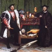Hans holbein the younger Portrait of Jean de Dinteville and Georges de Selve Spain oil painting reproduction
